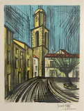 La place de l'Orméau by Bernard Buffet, 1979, Lithographie couleurs, sold Dec 2019