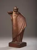 Femme à la chandora by Anna Quinquaud, 1925, Bronze patiné, sold Dec 2019