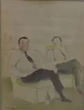 Lagans Brasserie by David Hockney, Lithographie, sold Sep 2019