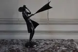 La bourrasque by Jean-Pierre Augier, Bronze patiné, sold Jun 2019