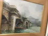 le pont de la Concorde, Paris by Paul Pujol, 1892, Aquarelle signée en bas à droiteet daté, sold May 2019