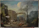 Ruines animées by Pieter van Bredael, Toile (transposée), sold Jan 2019