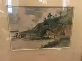 En bas de la falaise by Johan Jongkind, Aquarelle signée en bas à gauche, sold Dec 2018