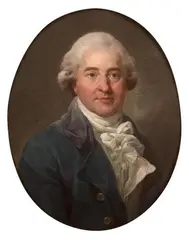 Portrait de Walenty Gagatkiewicz, physicien du roi Stanislaw Poniatowski by Marcello Bacciarelli, Toile ovale, sold Mar 2018