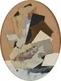 Sans titre by Alain Le Yaouanc, 1980, Technique mixte et collage sur carton, sold Apr 2023