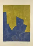 Composition en bleu et jaune by Serge Poliakoff, 1966, Lithographie, sold Apr 2023