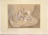 Nature morte cubiste by Jacob Markiel, Pastel, sold Apr 2023