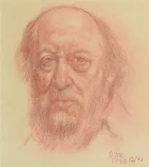 Autoportrait by Jacob Markiel, 1988, Pastel et mine de plomb, sold Apr 2023
