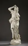 La coquette by Émile Peynot, Marbre, sold Mar 2023