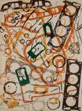 _x000D_ De Culasse, 1969_x000D_ by Fernandez Arman, Lithographie en couleurs, sold Apr 2021