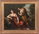 La halte de Diane by Pierre-Louis Delaval, Toile, sold Mar 2021
