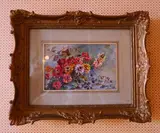 Fleurs sauvages by Madeleine Lemaire, Aquarelle sur papier signée en bas à droite, sold Mar 2021