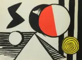 Le S et le O by Alexander Calder, 1969, Lithographie en couleurs sur vélin imprimée par Mourlot, sold Mar 2021