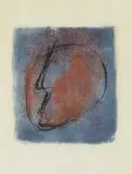 Tête d'otage by Jean Fautrier, 1943, Lithographie en couleurs, sold Mar 2021
