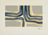 Composition by Raoul Ubac, Lithographie en couleurs, sold Mar 2021