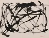 Sans titre by Michel Cadoret, 1963, Encre et gouache sur papier, sold Nov 2020