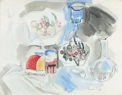 Nature morte by Raoul Dufy, Aquarelle, sold Dec 2013