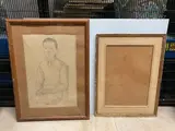 Portrait de jeune homme assis by Armand Assus, Crayon sur papier, sold Feb 2021