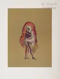 Deux femmes dans une fleur by Léonor Fini, Lithographie en couleurs, sold Jan 2021