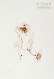 Femme à califourchon sur une fleur by Léonor Fini, Lithographie en couleurs signée annotée E, sold Jan 2021
