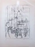 Tête de cheval II. 1954, (Lust 18). Dim.: 36,5×28cm by Alberto Giacometti, Lithographie, sold Mar 2015
