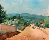 Rue de village by Henryk Hayden, Toile signée en bas à droite, sold Mar 2015
