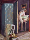 La toilette by Edouard Mac-Avoy, 1945, Toile signée et datée en bas à gauche, sold Mar 2015
