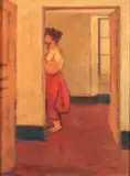 Intérieur en Dordogne by Maurice Savin, Toile signée en bas à gauche, contresigné, sold Mar 2015