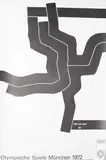 pour les Jeux Olympiques de Munich en 1972 - "Olympische Spiele München 1972 by Eduardo Chillida, Affiche lithographique originale, sold Jul 2024