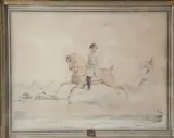 Portrait équestre d’un Maréchal d’Empire by Horace Vernet, Aquarelle sur traits de crayon noir, sold Jul 2024