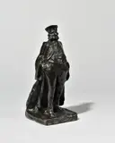 L’Avocat debout by Honoré Daumier, Bronze à patine brune signé des initiales « HD » Porte le cachet du fondeur « CIRE PERDUE, sold Jul 2024