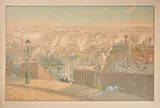 Paris vu de Montmartre, 1900 Planche 2 sur 8 de la série Les paysages parisiens by Henri Rivière, Lithographie en, sold Jul 2024