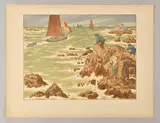 Les Mousses, 1906 Planche n°3 sur 4 de la série Au Vent de Noroît by Henri Rivière, Lithographie en, sold Jul 2024