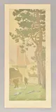 La Brume, 1901 Planche n°4 sur 16 de la série La Féérie des heures by Henri Rivière, Lithographie en, sold Jul 2024