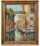 Venise by Maurice Bompard, Pastel, sold Jul 2024