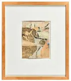 Sans titre (arrachage) by François Dufrêne, 1962, Collage de papier arrachés, sold Jul 2024