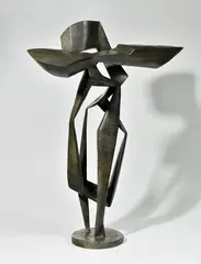 Envol by Roger Desserprit, 1958, Bronze, sold Jul 2024