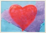 Le Gel sur mon coeur by Jean Messagier, Gouache et technique mixte sur papier, sold Dec 2014