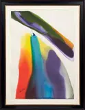 Phenomona Sound of Dawn by Paul Jenkins, 1987, Aquarelle sur papier, sold Dec 2014