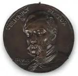 Portrait de Géricault de trois-quarts by David d'Angers, Bronze, sold Nov 2014