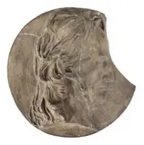 Portrait de Paganini by David d'Angers, Plâtre patiné, sold Nov 2014