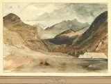 Vallon alpin by Paul Huet, Aquarelle, sold Nov 2014