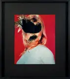 Selfportrait of you + me (Jane Fonda) by Douglas Gordon, 2006, Photographie couleur brûlée et miroir, sold Jun 2014