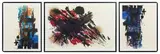 Les Elégies Majeures, 1978 Triptyque by Alfred Manessier, Lithographie en couleurs, sold Jun 2014