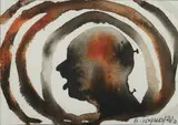 Profil by Barthélémy Toguo, 2010, Aquarelle sur papier, sold Jun 2014