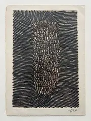 Trois compositions by Arthur Luiz Piza, Eau-forte set aquatintes en relief, les trois sont signées en bas à droite, sold Mar 2024