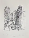 Rue Cujas by Mason Raymond Mason, 1986, Lithographie E, sold Sep 2023