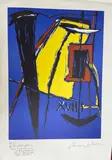 Abstraction n° XVIII by Champion-Metadier Isabelle Champion-Metadier, Lithographie, sold Sep 2023