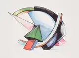 Composition géométrique by Jean-Claude Farhi, Lithographie, sold Jun 2023