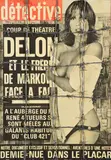 Delon (magazine Détective) by Serge Iii Oldenbourg, 1990, Affiche contrecollée sur panneau et fil barbelé, sold Jun 2023